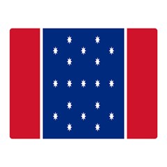 British American Flag Red Blue Star Double Sided Flano Blanket (mini) 