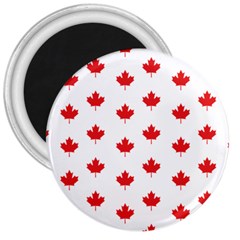 Canadian Maple Leaf Pattern 3  Magnets by Mariart