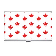 Canadian Maple Leaf Pattern Business Card Holders by Mariart