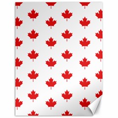 Canadian Maple Leaf Pattern Canvas 18  X 24  