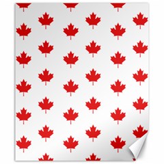 Canadian Maple Leaf Pattern Canvas 20  X 24   by Mariart