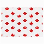 Canadian Maple Leaf Pattern Large Glasses Cloth (2-Side) Back