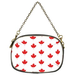 Canadian Maple Leaf Pattern Chain Purses (two Sides) 