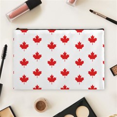 Canadian Maple Leaf Pattern Cosmetic Bag (large) 