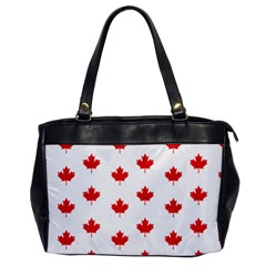 Canadian Maple Leaf Pattern Office Handbags by Mariart