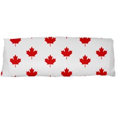 Canadian Maple Leaf Pattern Body Pillow Case Dakimakura (two Sides) by Mariart