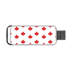 Canadian Maple Leaf Pattern Portable Usb Flash (one Side) by Mariart