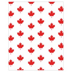 Canadian Maple Leaf Pattern Drawstring Bag (small) by Mariart