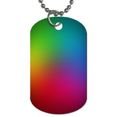 Bright Lines Resolution Image Wallpaper Rainbow Dog Tag (one Side) by Mariart