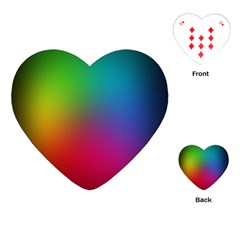 Bright Lines Resolution Image Wallpaper Rainbow Playing Cards (heart) 