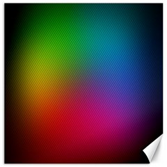 Bright Lines Resolution Image Wallpaper Rainbow Canvas 12  X 12   by Mariart