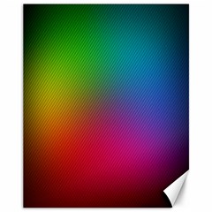 Bright Lines Resolution Image Wallpaper Rainbow Canvas 11  X 14  