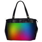 Bright Lines Resolution Image Wallpaper Rainbow Office Handbags (2 Sides)  Front