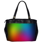 Bright Lines Resolution Image Wallpaper Rainbow Office Handbags (2 Sides)  Back