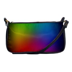 Bright Lines Resolution Image Wallpaper Rainbow Shoulder Clutch Bags