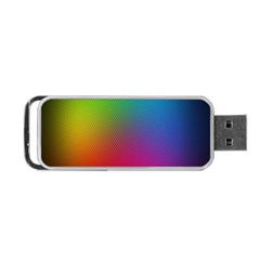 Bright Lines Resolution Image Wallpaper Rainbow Portable Usb Flash (two Sides) by Mariart