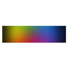 Bright Lines Resolution Image Wallpaper Rainbow Satin Scarf (oblong) by Mariart