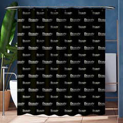 Beauty Moments Phrase Pattern Shower Curtain 60  X 72  (medium)  by dflcprints