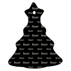 Beauty Moments Phrase Pattern Ornament (christmas Tree) 