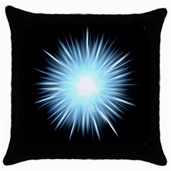 Bright Light On Black Background Throw Pillow Case (black)