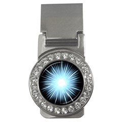 Bright Light On Black Background Money Clips (cz) 