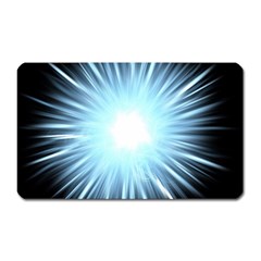 Bright Light On Black Background Magnet (Rectangular)