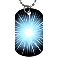 Bright Light On Black Background Dog Tag (two Sides) by Mariart