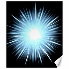 Bright Light On Black Background Canvas 20  X 24  