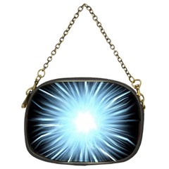 Bright Light On Black Background Chain Purses (two Sides) 