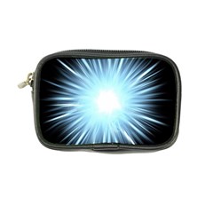 Bright Light On Black Background Coin Purse