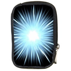 Bright Light On Black Background Compact Camera Cases