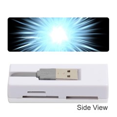 Bright Light On Black Background Memory Card Reader (Stick) 