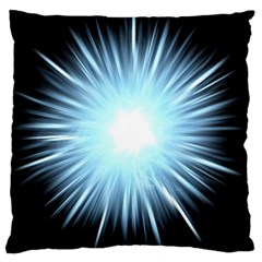 Bright Light On Black Background Large Cushion Case (Two Sides)