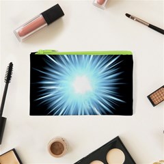 Bright Light On Black Background Cosmetic Bag (xs)