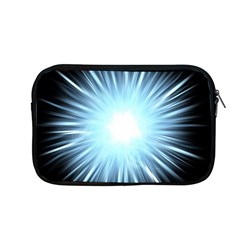 Bright Light On Black Background Apple MacBook Pro 13  Zipper Case