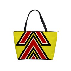 Chevron Symbols Multiple Large Red Yellow Shoulder Handbags by Mariart