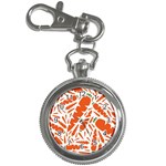 Carrots Fruit Vegetable Orange Key Chain Watches Front