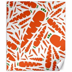 Carrots Fruit Vegetable Orange Canvas 20  X 24   by Mariart