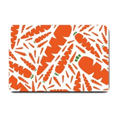 Carrots Fruit Vegetable Orange Small Doormat 