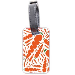 Carrots Fruit Vegetable Orange Luggage Tags (two Sides)