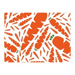 Carrots Fruit Vegetable Orange Double Sided Flano Blanket (mini) 