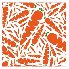 Carrots Fruit Vegetable Orange Large Satin Scarf (square)