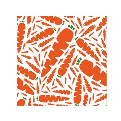 Carrots Fruit Vegetable Orange Small Satin Scarf (square)