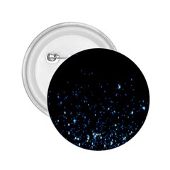 Blue Glowing Star Particle Random Motion Graphic Space Black 2 25  Buttons by Mariart