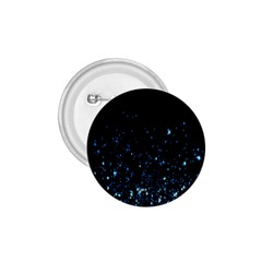 Blue Glowing Star Particle Random Motion Graphic Space Black 1 75  Buttons by Mariart