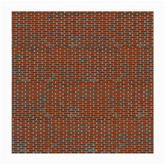 Brick Wall Brown Line Medium Glasses Cloth (2-side)