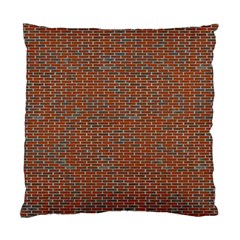 Brick Wall Brown Line Standard Cushion Case (two Sides)