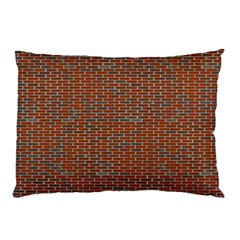 Brick Wall Brown Line Pillow Case