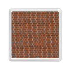 Brick Wall Brown Line Memory Card Reader (square) 