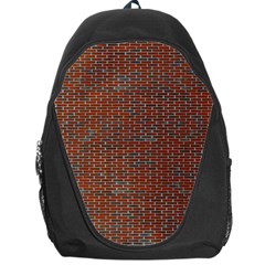 Brick Wall Brown Line Backpack Bag